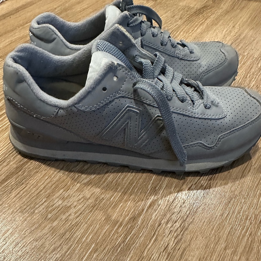 Gray New Balance Athletic Sneakers